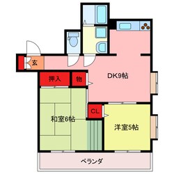 マスヤマンションビルの物件間取画像